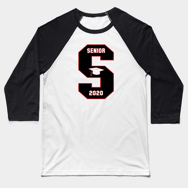 Senior Class 2020 Apparel For High School College Baseball T-Shirt by SpaceManSpaceLand